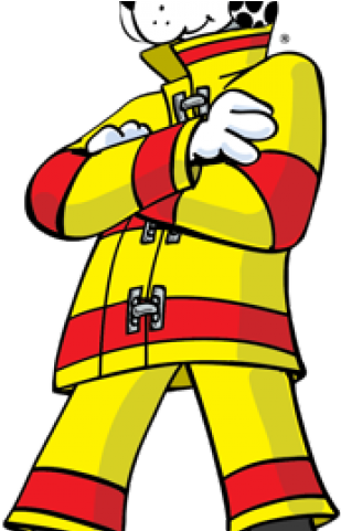 Firefighter Clipart Dog - Sparky (640x480)