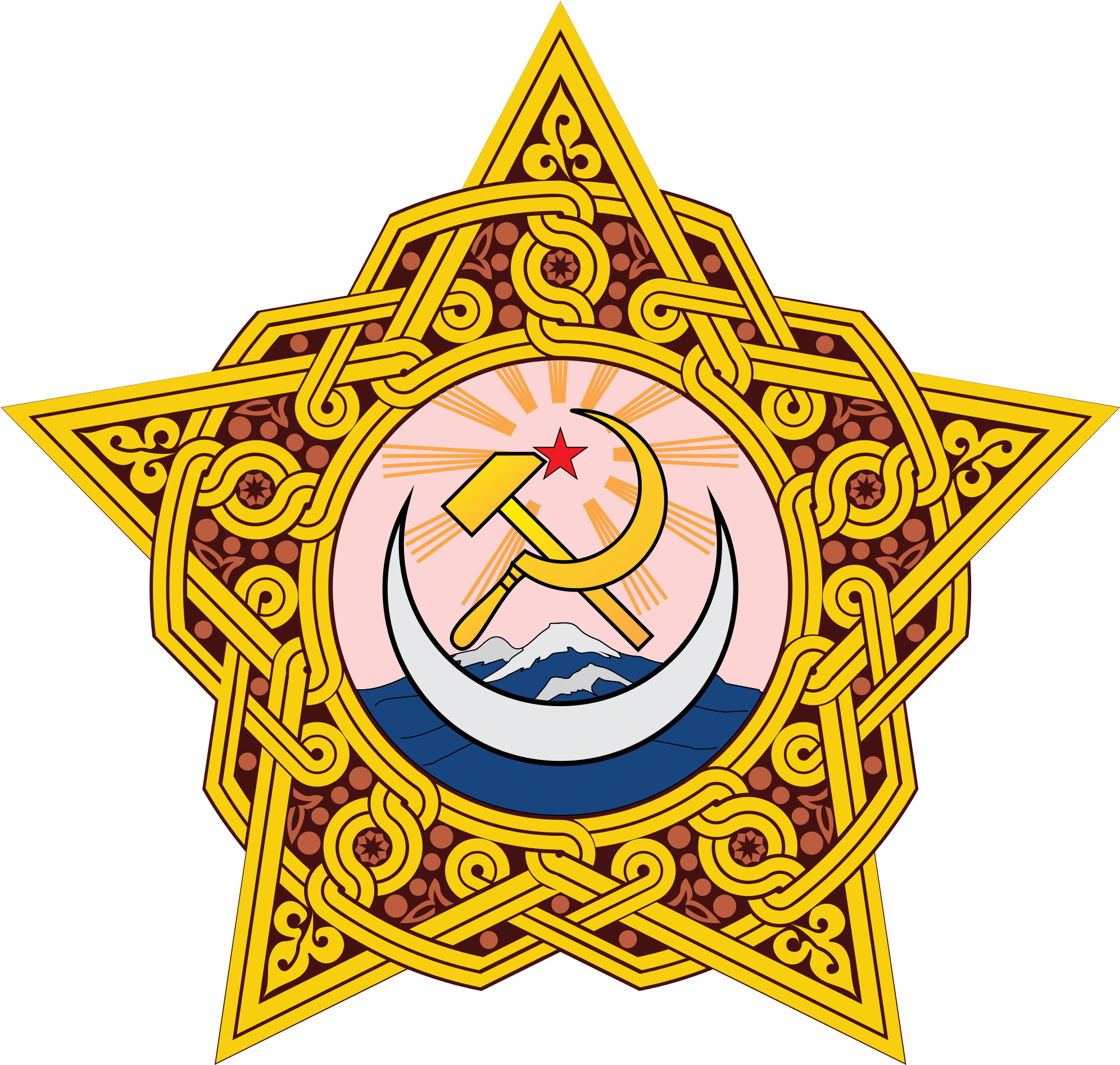 Transcaucasian Socialist Federative Soviet Republic - Escudo Socialista (2000x1910)