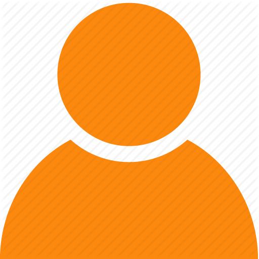 Download Person Icon Orange Clipart Computer Icons - User Icon Orange Png (512x512)