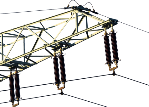 Overhead Power Line Electrical Cable Computer Network - Overhead Power Line (476x340)