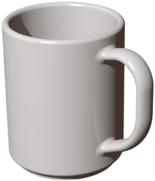 Shiny White Transparent Png - Coffee Mug Transparent Background (400x400)