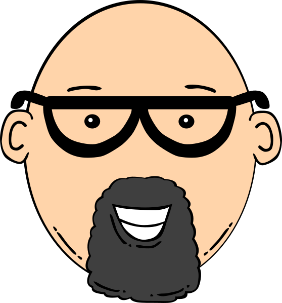 Man Face Cartoon (558x598)