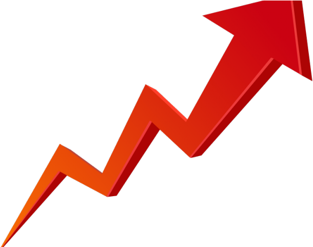 Marketing Clipart Stock Market - Red Arrow Increase Png (640x480)