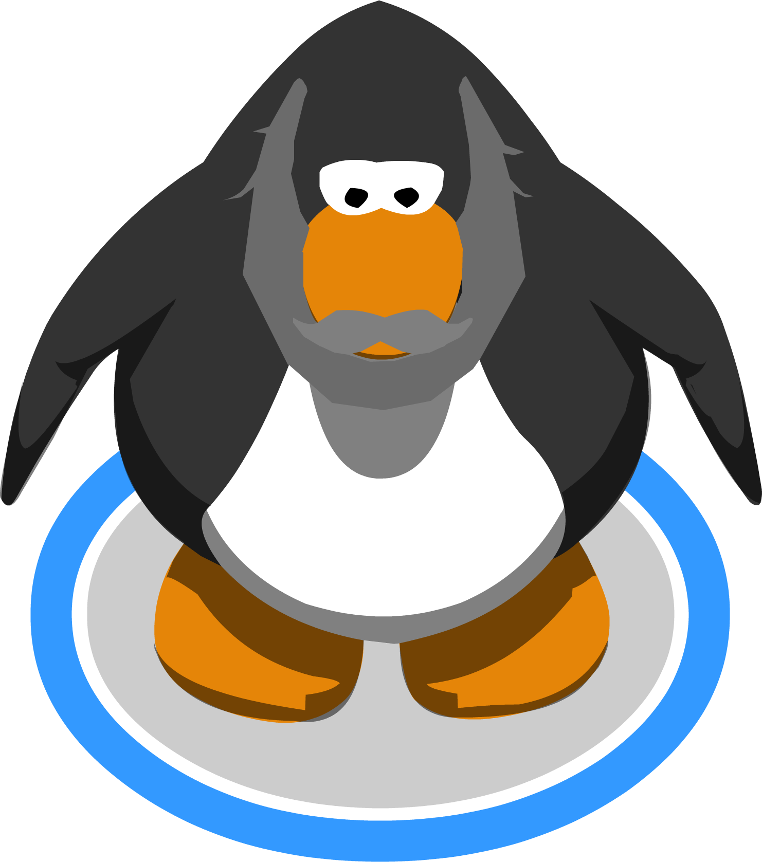 Image Grey In Game Png Wiki Fandom - Penguin With A Tie (1482x1677)