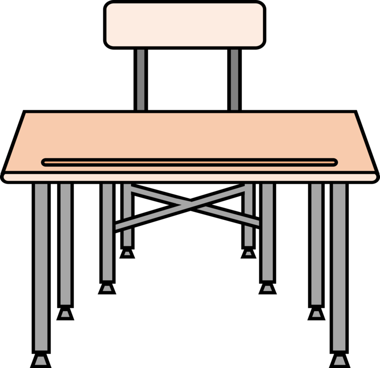 Office Chair - Student Desk Clipart (776x750)