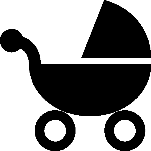 Baby Stroller Png Transparent Image - Stroller Icon Png (512x512)