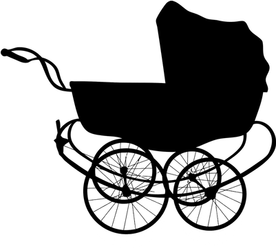 Baby Pram Clipart - Nightmare Before Christmas Baby Carriage (400x400)