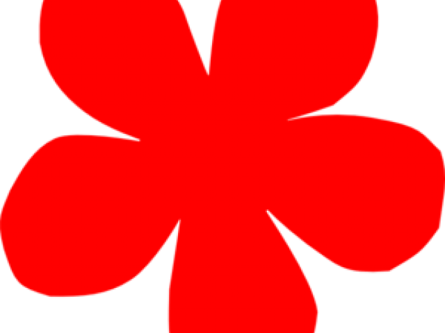 Red Flower Clipart Flower Part - Clip Art (640x480)