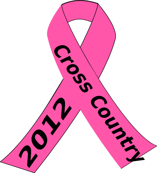 Brooks Pink Ribbon Clip Art At Clker - Breast Cancer Awareness Pink Out (546x599)