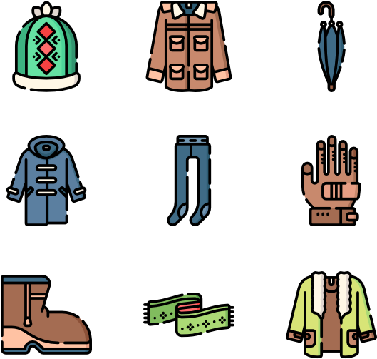 Winter Clothes And Accesories - Winter Clothes And Accesories (600x564)