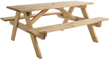 Picnic Table Clipart Kid Picnic - Picnic Bench Transparent (480x360)
