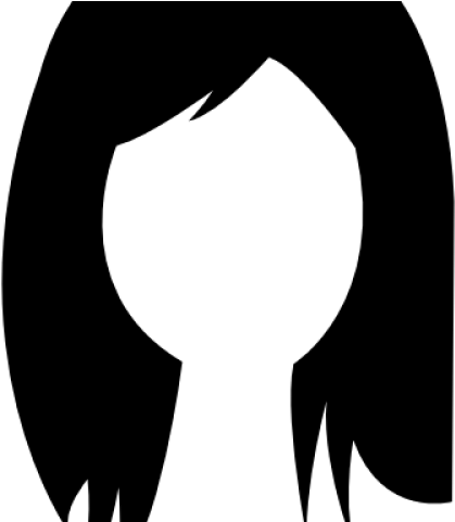 Dark Hair Clipart Transparent - Silhouette (640x480)