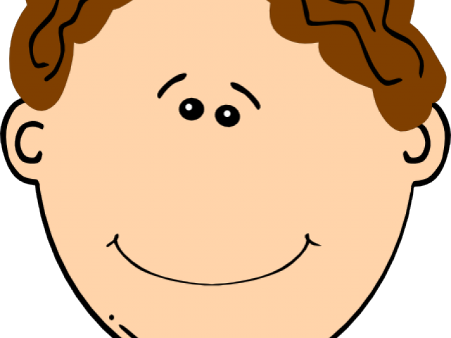 Dark Hair Clipart Transparent - Cartoon Wavy Hair For Boy (640x480)
