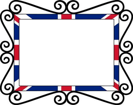 Union Jack Borders And Frames National Flag United - Union Jack Page Border (430x340)
