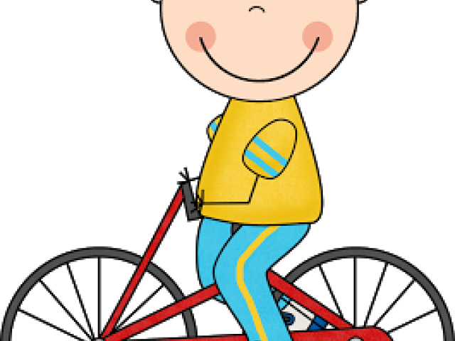 Boy Cycling Clipart Free Png (640x480)