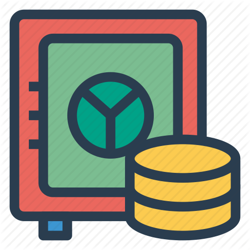 Bank Clip Safe Graphic Stock - Bank (512x512)