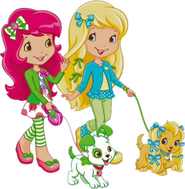 Charlotte Aux Fraises, Mimi Citron, Chiens - Lemon Meringue Strawberry Shortcake (600x612)