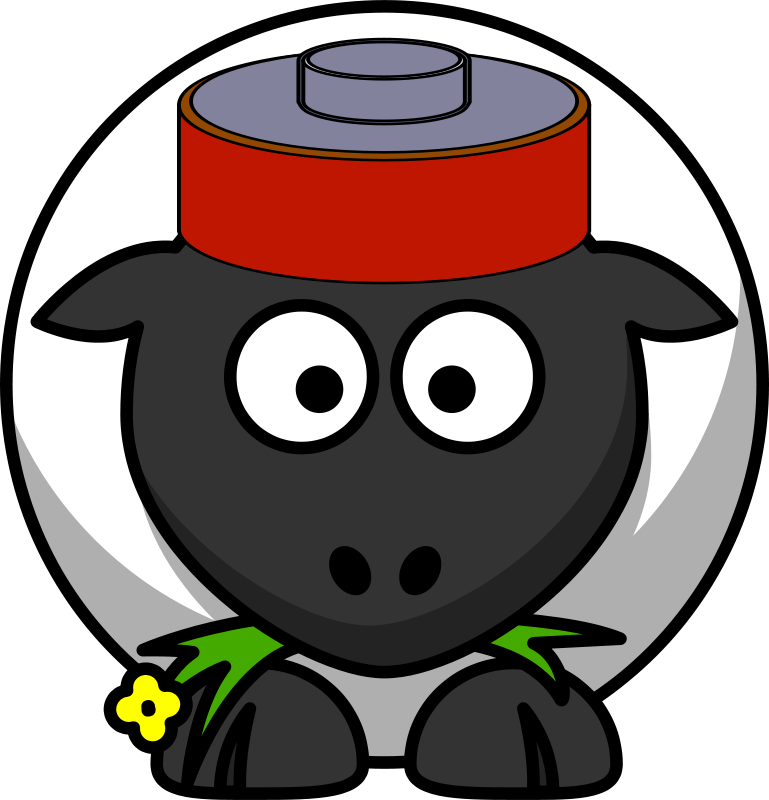 Free Battery Sheep - Cartoon Sheep (769x800)