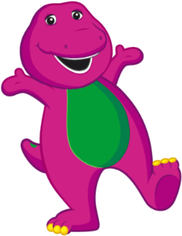 Barney Clipart - Barney The Dinosaur Happy Birthday (612x612)