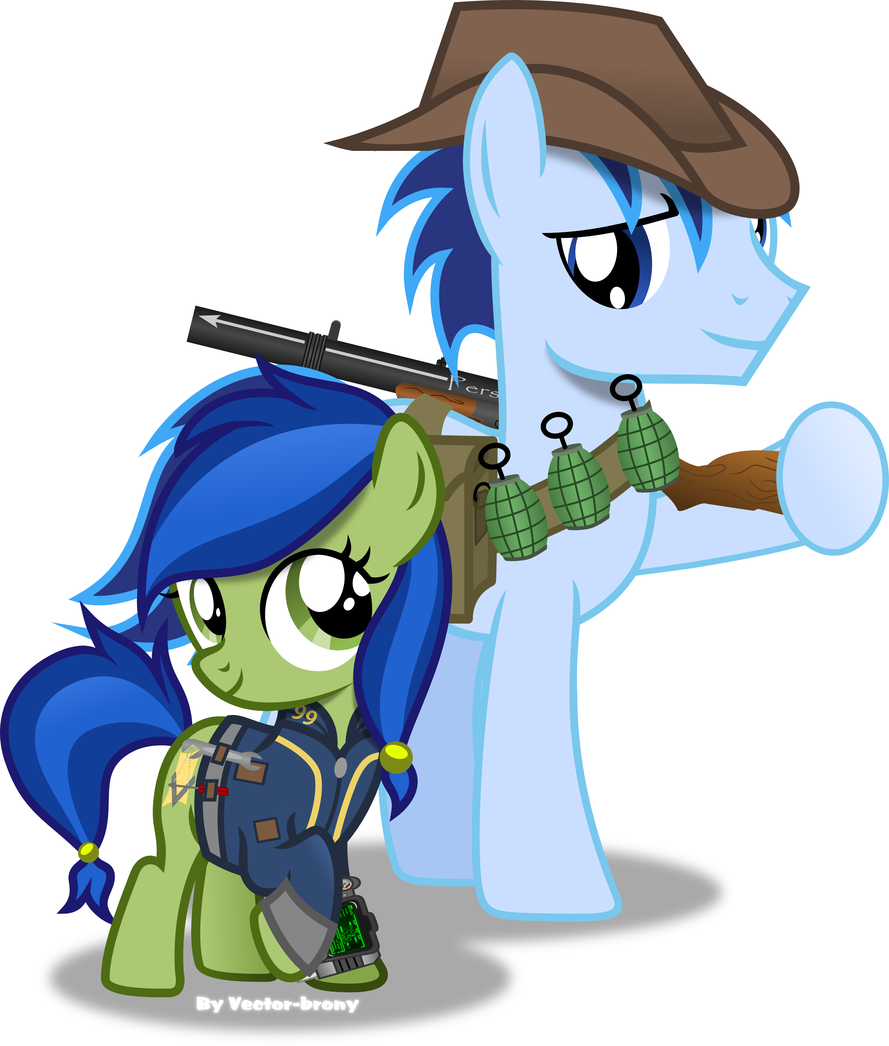 P21 And Scotch Tape 02 By Vector-brony - Fallout Equestria P 21 (3017x3549)