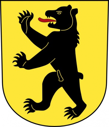 Wipp B Retswil Coat Of Arms Clip Art - Bear Coat Of Arms Symbol (363x425)