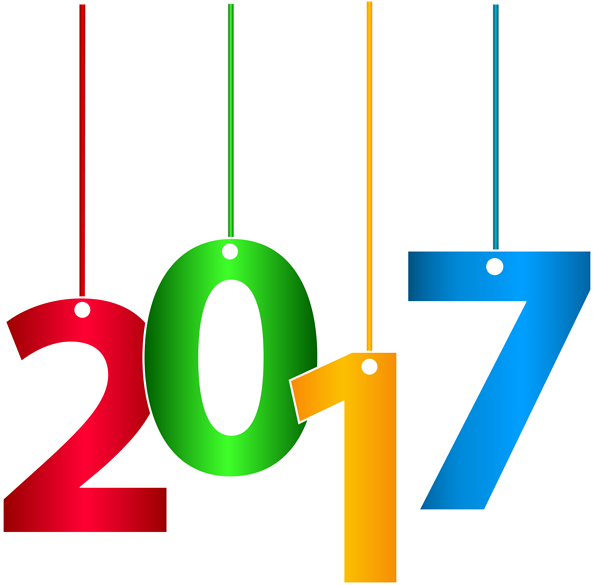 2017 Hanging Transparent Clip Art Png Image - Goodbye 2017 Happy New Year 2018 (600x592)
