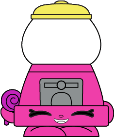 Bubblicious Art - Shopkins Bubble Gum Machine (400x400)