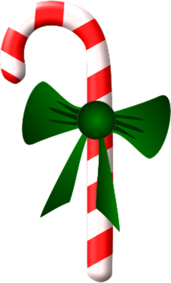 Vector Clip Art - Candy Cane Vector Free (600x989)