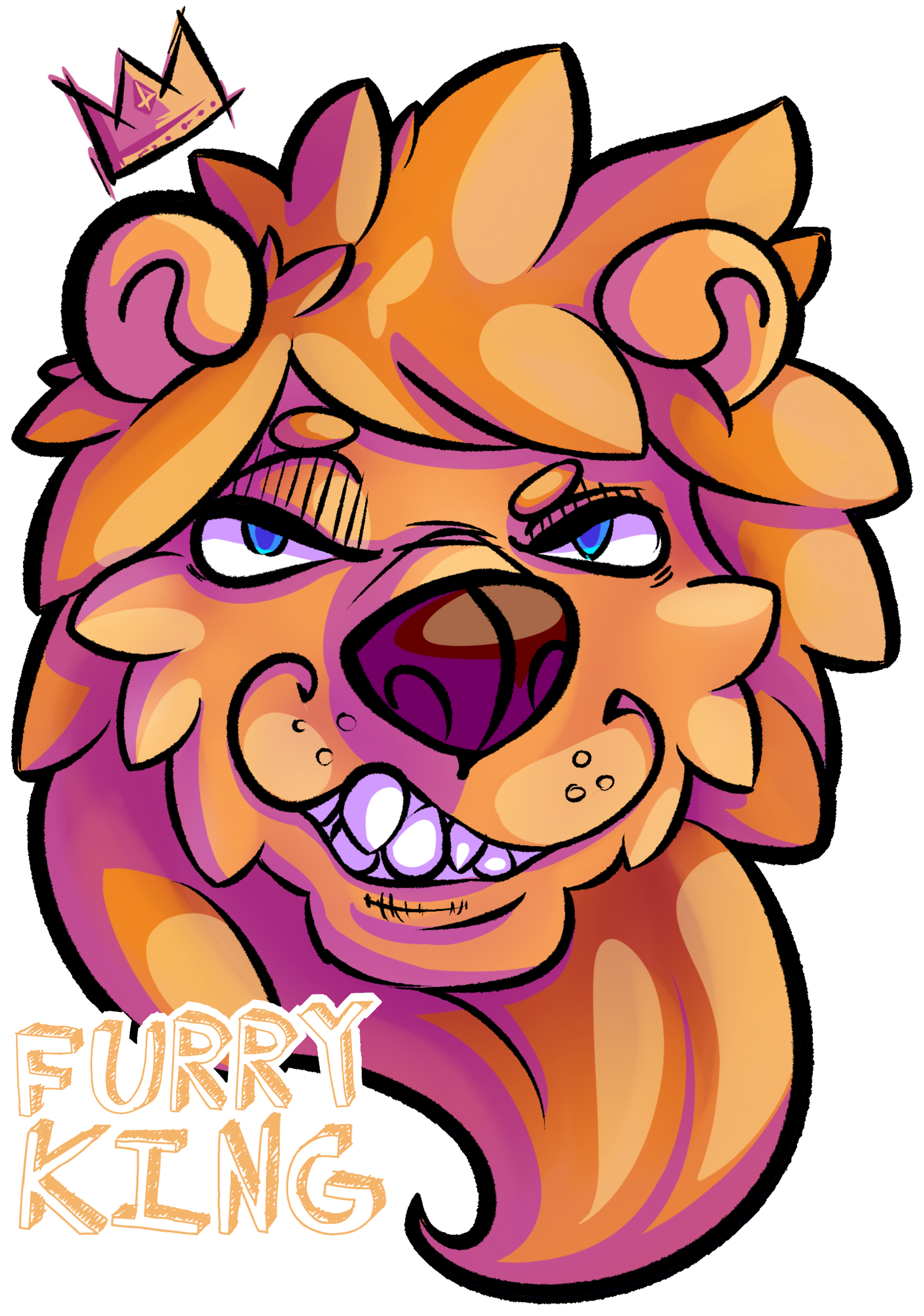 Furry King - Cartoon (2480x3508)