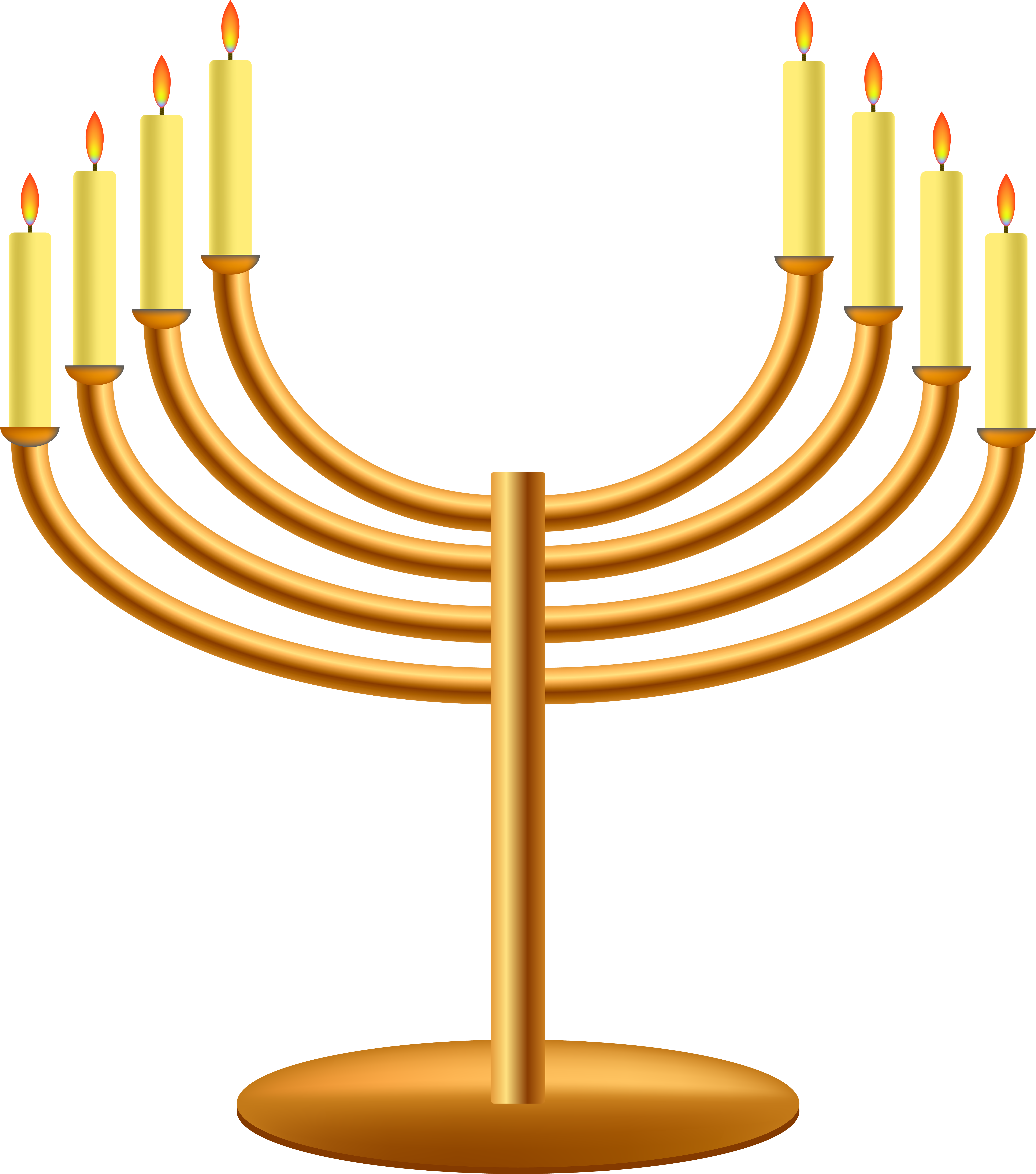 Hanukkah Menorah Png Clip Art - Hanukkah Menorah Png Clip Art (7062x8000)