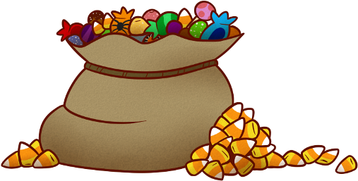 One Fateful Night, A Young Loonling Named Halloon Decided - Bag Of Sweets Clipart (514x263)