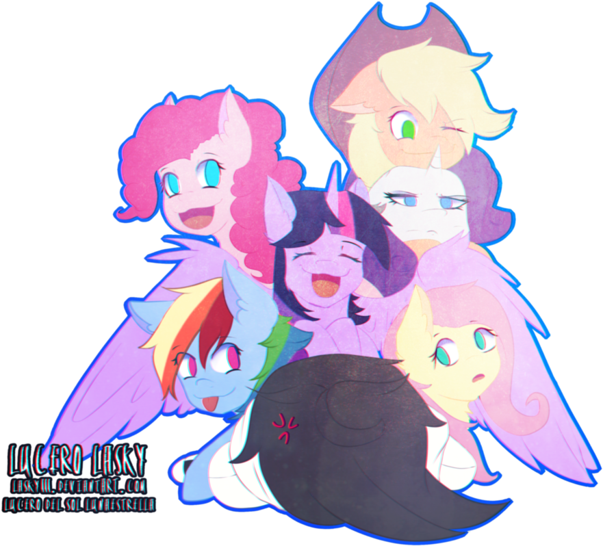 Jeff The Killer And Mane 6 By Lasky111 - Jeff The Killer (1024x846)