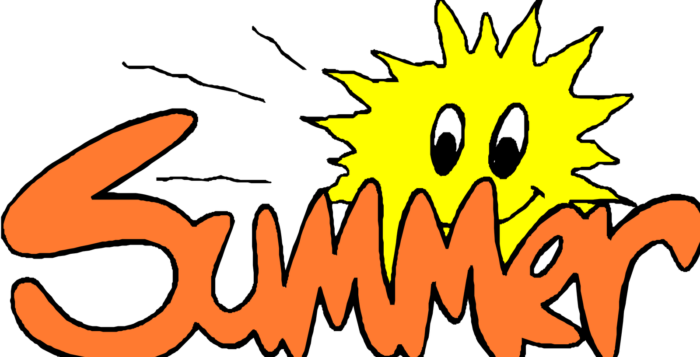 The Summer Holidays Are Here Long, Hot Afternoons Stretch - Summer Logos Clip Art (800x400)