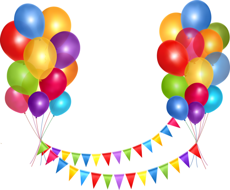 Ballons,globos,balloons - Balloon Banner (800x659)