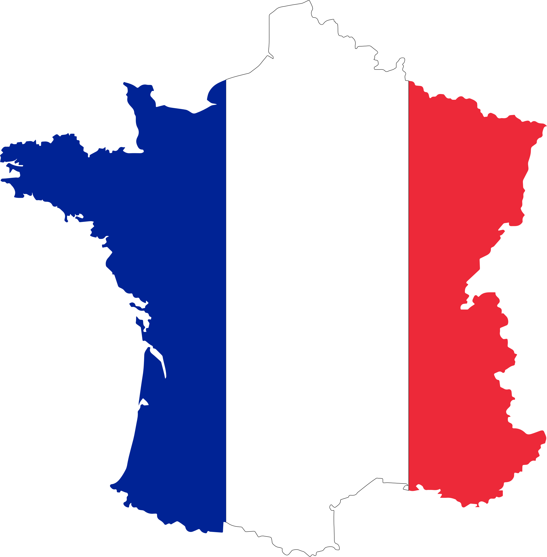France Clipart French Revolution - France Flag In Country (2292x2334)