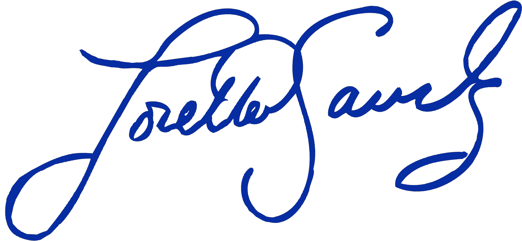 36, 26 January 2017 - Signature Png Transparent Blue (1810x863)
