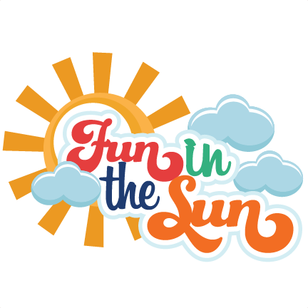 Large Fun In The Sun Title - Fun In The Sun Clip Art (432x432)