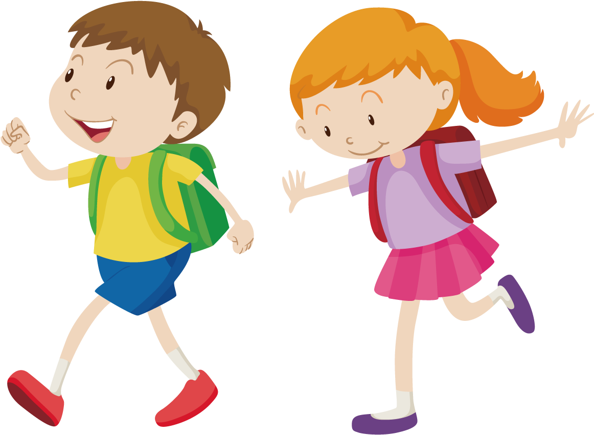 Royalty-free Walking Boy Clip Art - Boy Walking Clipart (1200x1200)