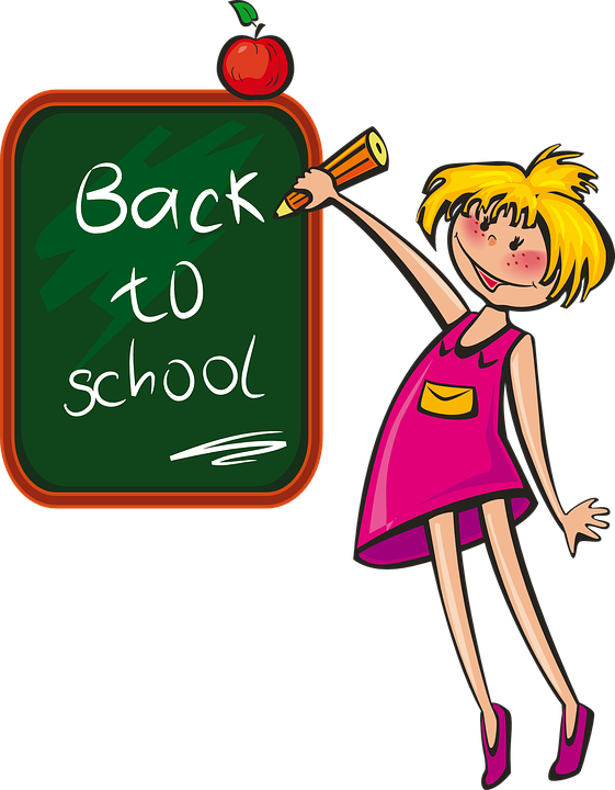 Education Girl, School, Classroom, Learning, Education - Clip Art Of School Days (561x720)