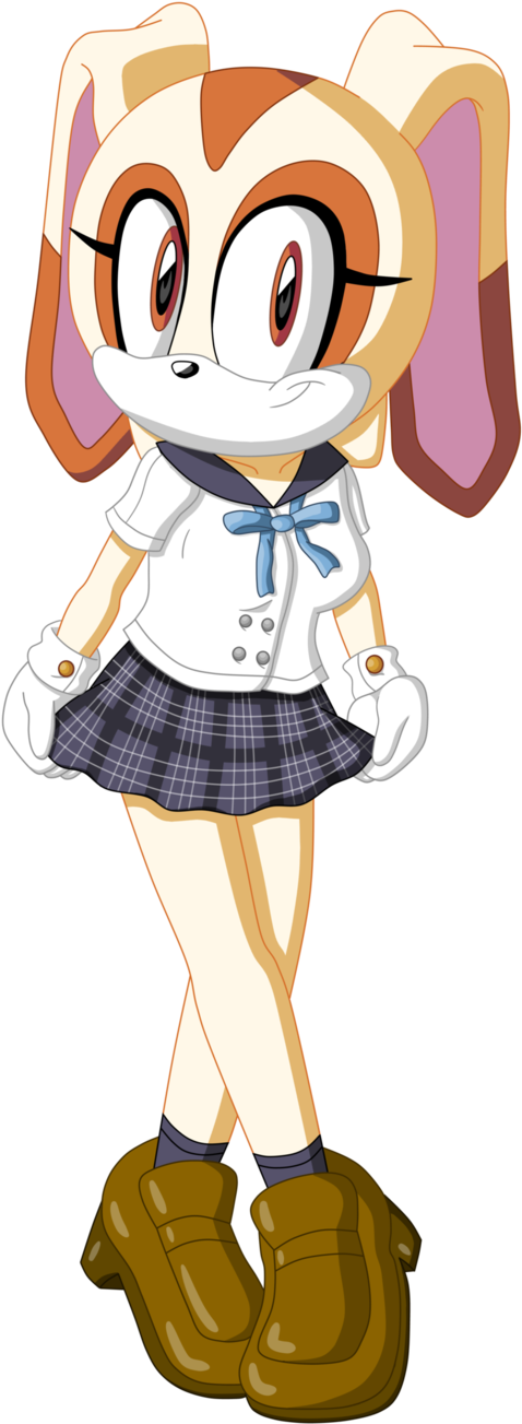 School Girl Cream By Sergeant16bit - School (600x1330)