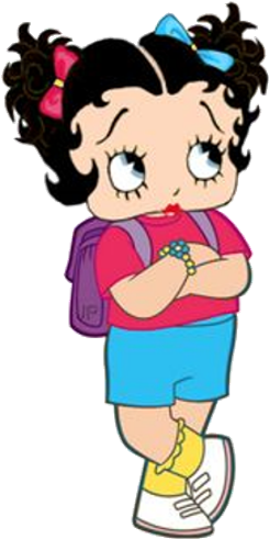 Baby Boop Baby Wearing School Uniform - Betty Boop (500x500)