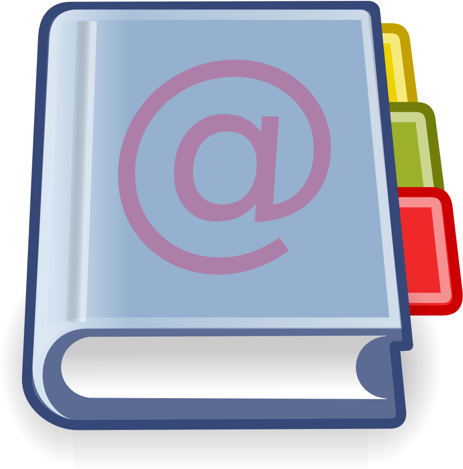 Address Book 999px 93 - Address Book Clipart (1268x1280)