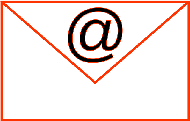 Free Clipart - Email Clipart Black And White (800x566)