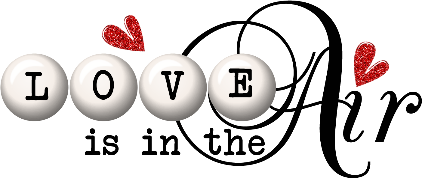 Love Word Art Png - Love Is In The Air Word (1411x602)