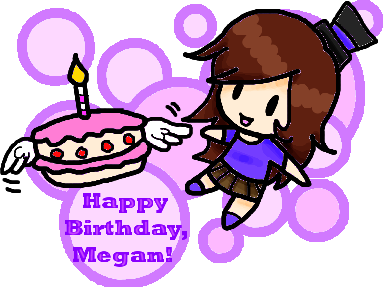 Happy Birthday, Megan By Babyabbiestar - Drawing (800x600)