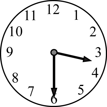 Half Past The Hour Clock Face Clip Art - Half Past 9 O Clock (357x357)