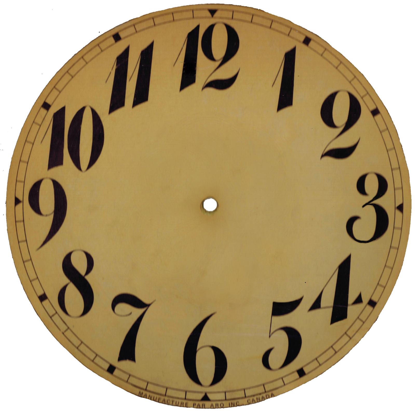 Clock Face Clipart - Vintage Clock Face Printable (1600x1598) .