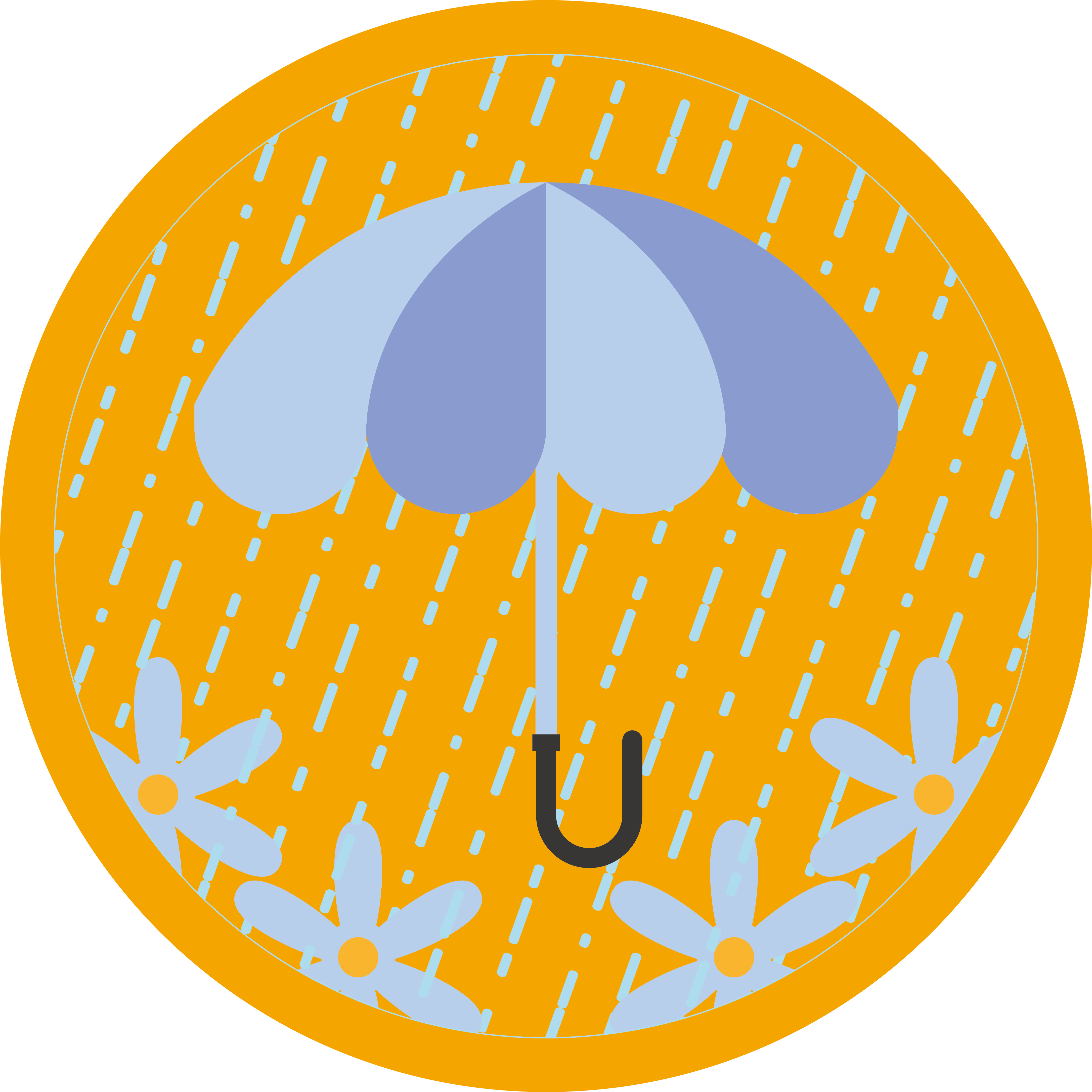 Rain Clip Art - Rain Clip Art (4343x4343)