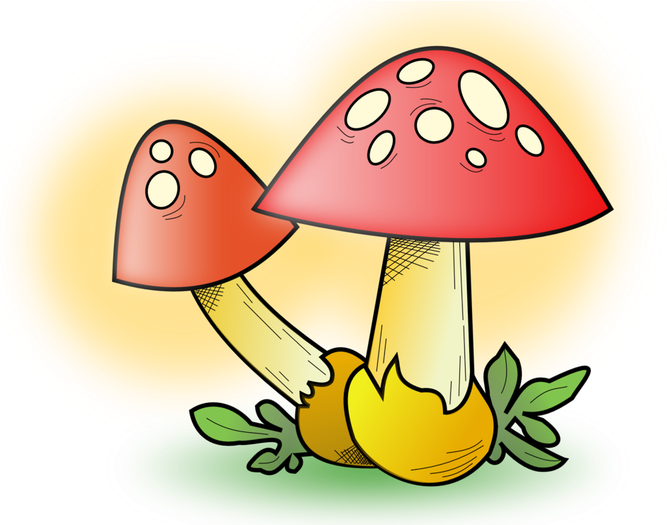 Mushroom - Cute Mushrooms Yard Sign (958x740)