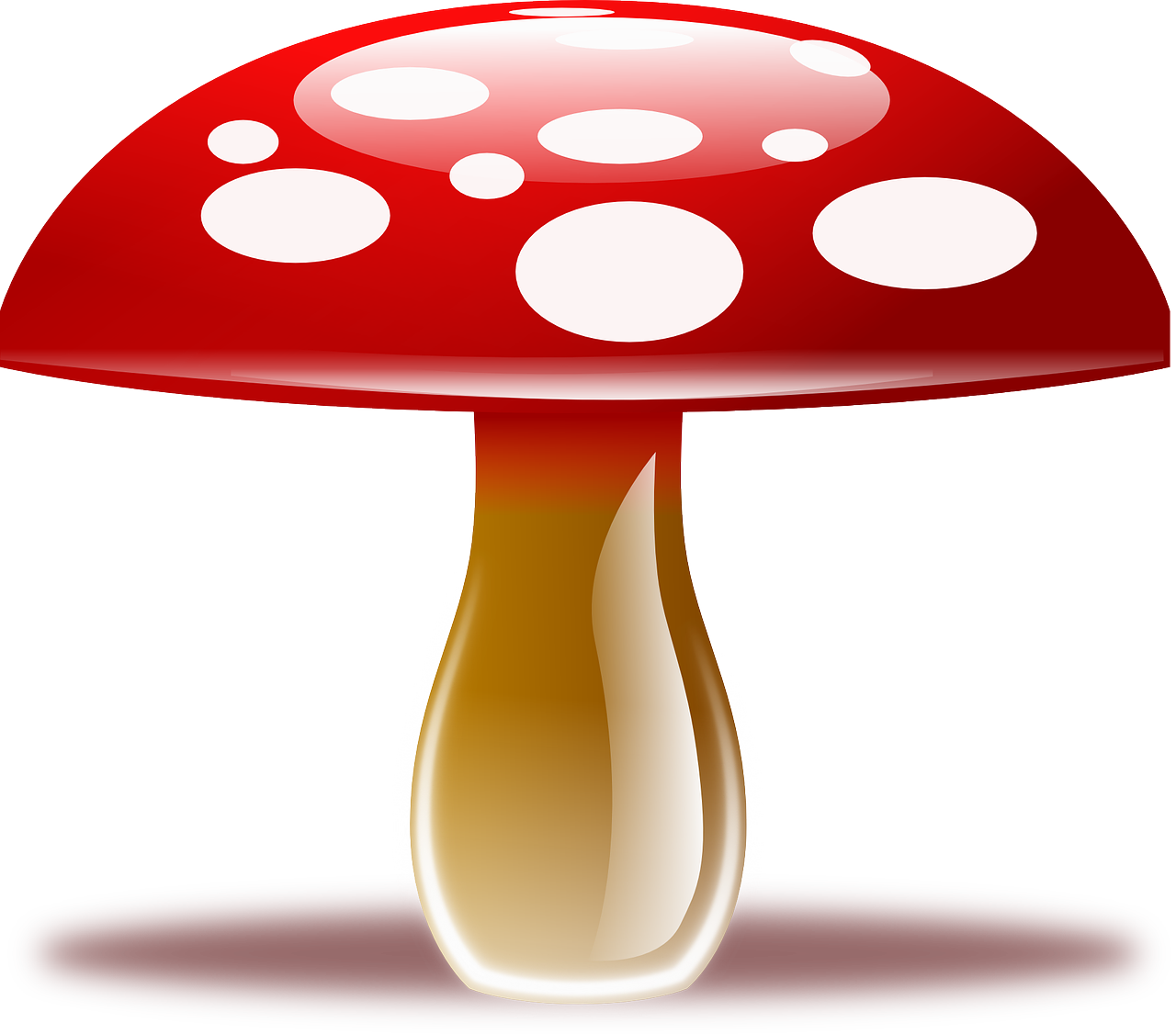 Download - Mushroom Clipart Png (1280x1126)
